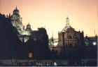 The colonial buildings in the Zócalo 