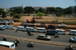 Kampala road is the "main street" of downtown Kampala 