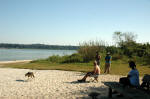 A Dutch farmer and his Ugandan wife run a campground.